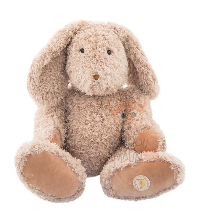  vite un câlin peluche jeannot lapin beige 